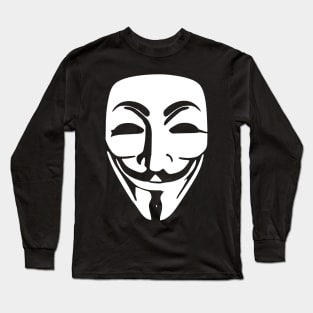 Anonymous (Guy Fawkes Mask) Long Sleeve T-Shirt